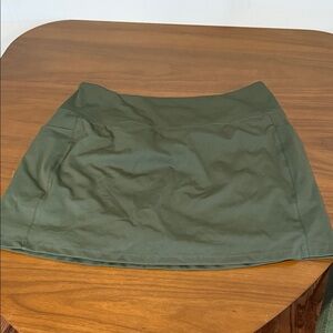 Olive Green Women's Athletic Skirt